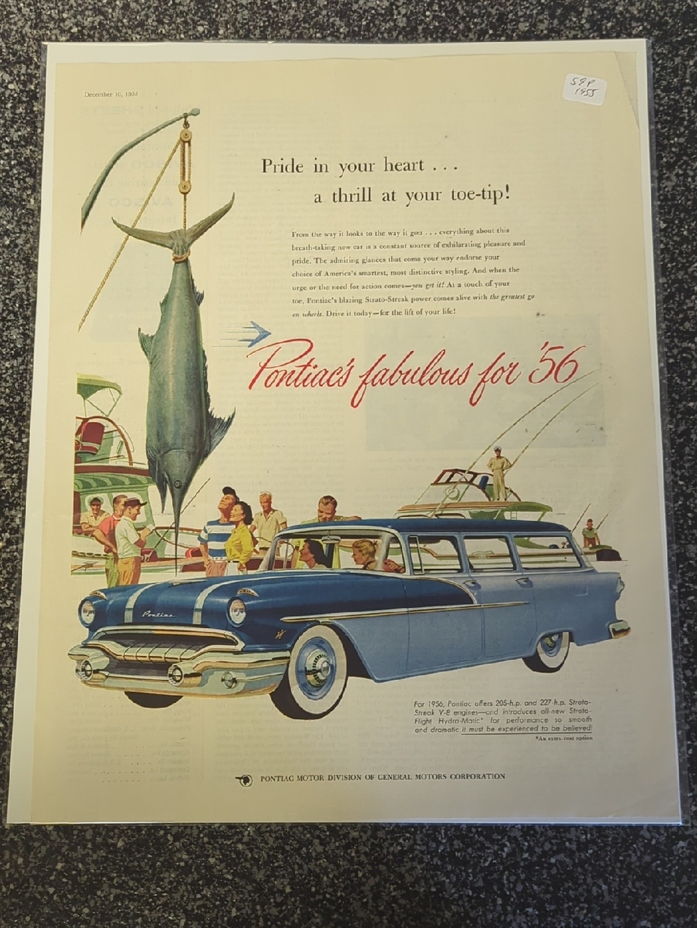 Pontiac 1955 Ladies Home Journal Original Advertisement